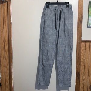 Black and White Checkered Pants